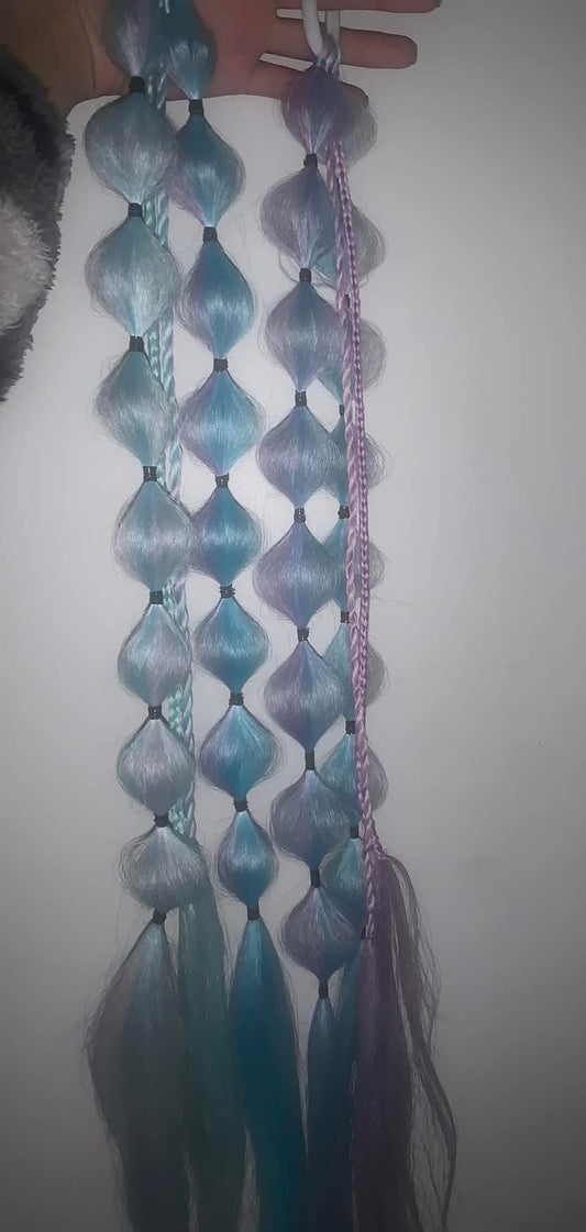 Fairy bubble braids