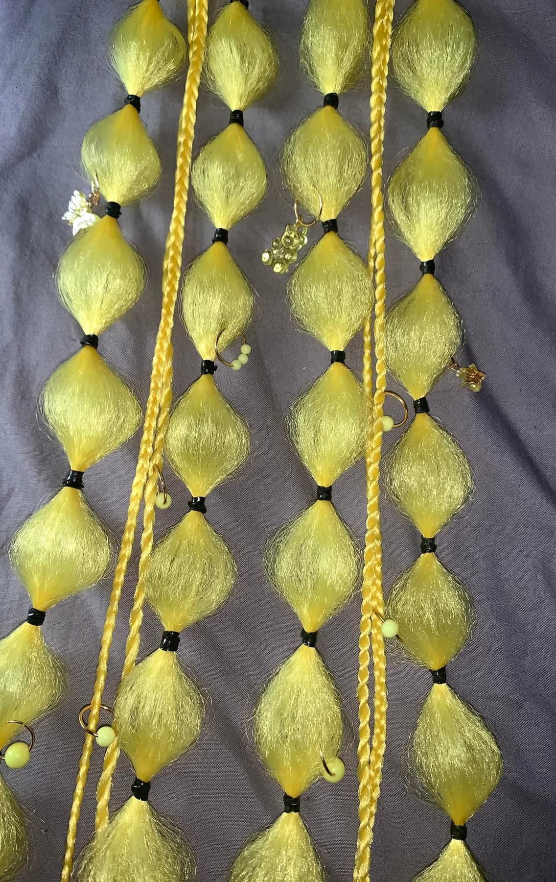 Daffodil Fairy bubble braids