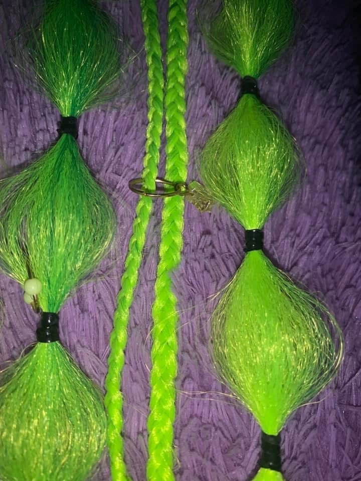 Green dragon bubble braids