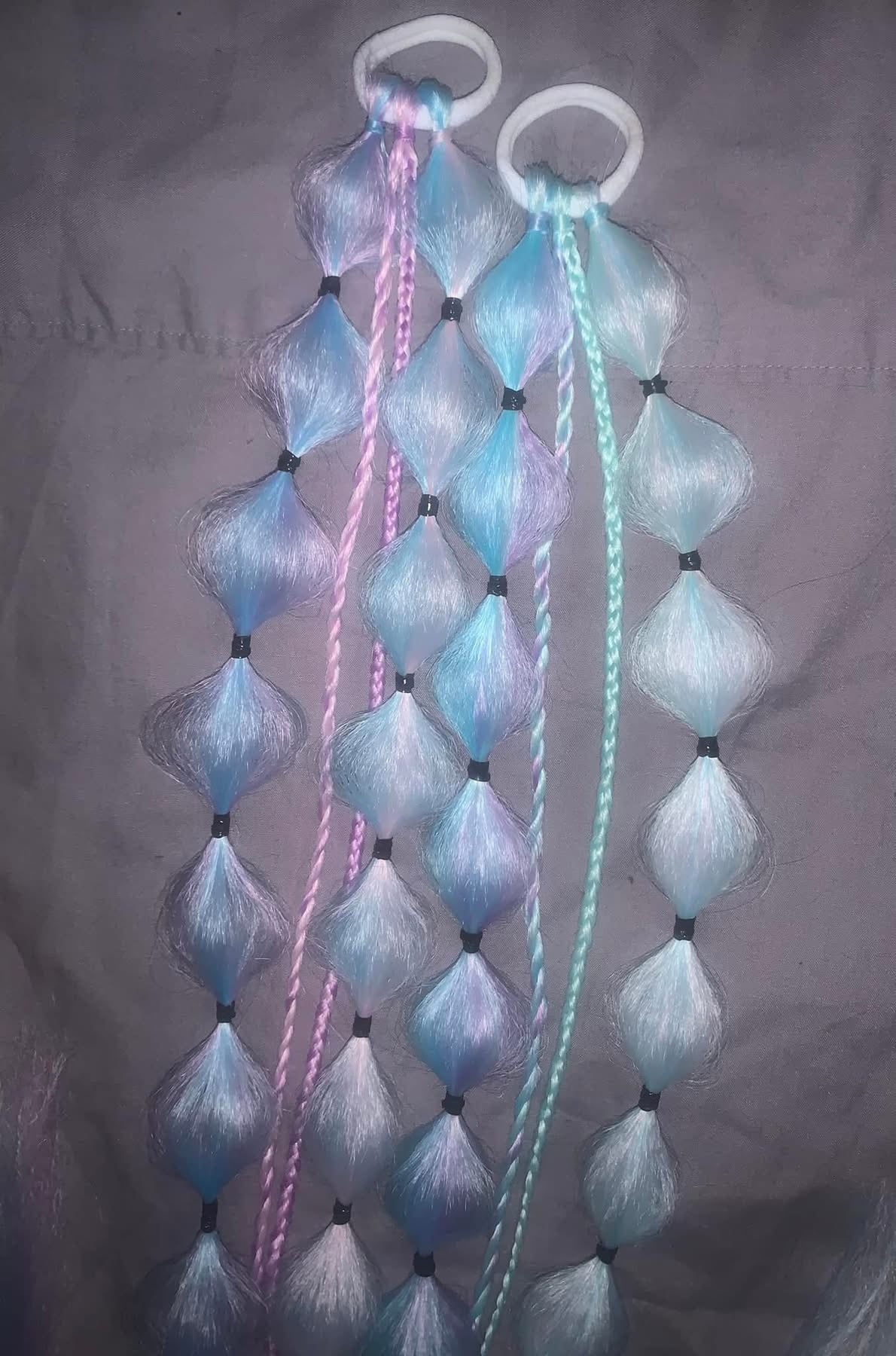Fairy bubble braids