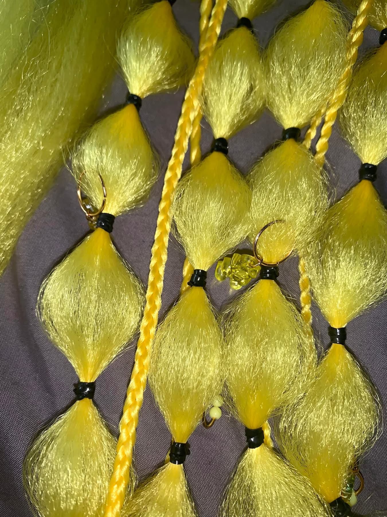 Daffodil Fairy bubble braids