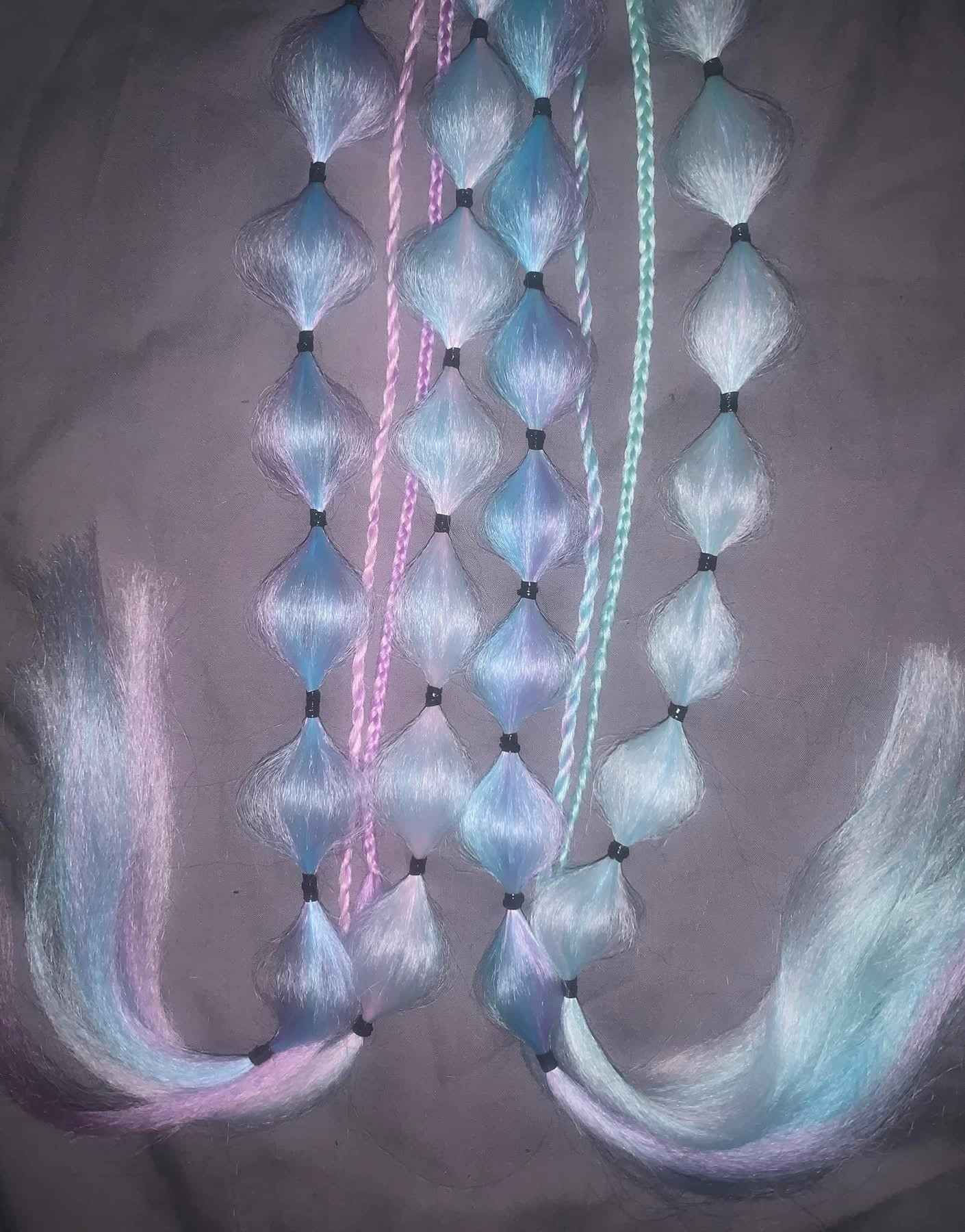Fairy bubble braids