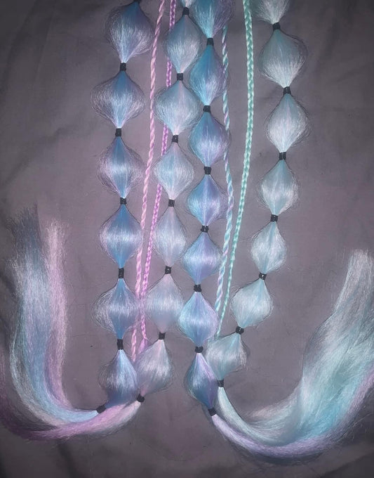 Fairy bubble braids